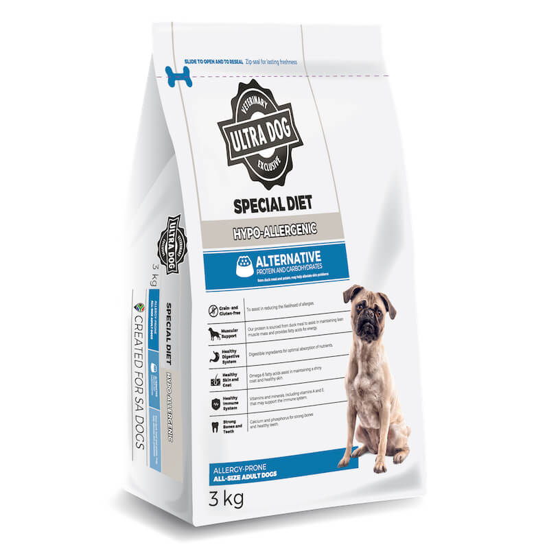 ultra dog hypoallergenic dog food